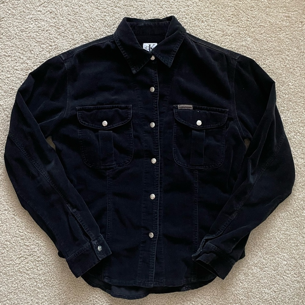 Calvin Klein Corduroy Button-Up